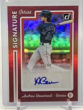 2017 Donruss Andrew Benintendi Signature Series Rookie Auto 98/99!