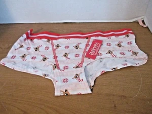 MJC~PANTALONI HIPSTER RUDOLPH THE RED NASO RENNA~donna XL~NUOVI CON ETICHETTE - Foto 1 di 2