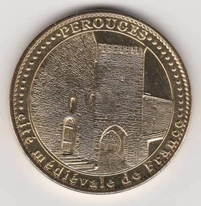 A 2009 TOKEN MEDAILLE SOUVENIR A-B -- 01 800 N°1 PEROUGES CITE MEDIEVALE - Picture 1 of 2