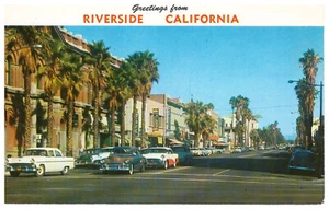 '55 Ford, '51 Chevy, '56 Buick AT 8th & Main Streets, Riverside, California - Picture 1 of 3