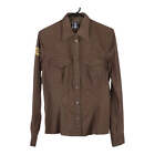 Jean Paul Gaultier Shirt - Small Brown Cotton