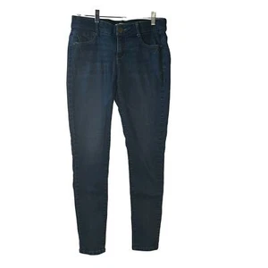 Democracy Jeans Women's Size 6 Ab Technology Dark Blue Stretch Tapered - Picture 1 of 8