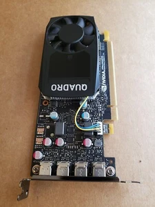 Used Nvidia Quadro P620 2GB GDDR5 4-port Mini-DisplayPort Graphics Card - Foto 1 di 5