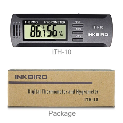Inkbird Data Logger Luftfeuchtigkeit Temperaturmesser Thermometer Hygrometer C/F - Bild 1 von 4