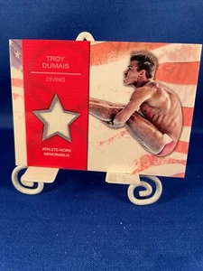 2012 Topps U.S. Olympic Team Relics #OR-TD TROY DUMAS Athelete-Worn - DIVING - Picture 1 of 2