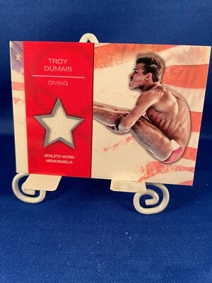 Reliquias del equipo olímpico de Estados Unidos Topps 2012 #OR-TD TROY DUMAS atelete usado - buceo Foto 1 de 2