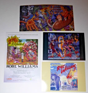 Very Rare ROBERT WILLIAMS event flyers show cards Various art shows - Picture 1 of 5