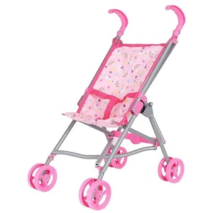Doll Stroller - Metal Fold Umbrella Stroller for Realistic Pretend Play - Picture 1 of 4