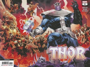 Thor #6 LGY#732 2nd Print Wrap-around-cover Oliver Coipel Marvel Comics 2020 NM - Picture 1 of 3