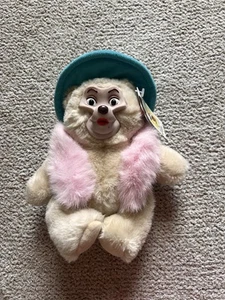 Vintage NWT WALT DISNEY WORLD COUNTRY BEAR JAMBOREE TEDDIE BARRA BEAN BAG PLUSH - Picture 1 of 8
