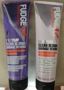 Fudge Professional Original Clean Blonde Shampoo and Conditioner - Picture 1 of 1