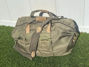 Briggs & Riley Travelware Olive Deluxe Duffle Bag Carry-On Nylon Style 257-7 - Picture 1 of 13