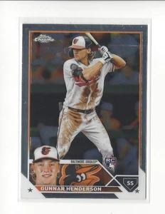 2023 Topps Chrome #2 Gunnar Henderson RC Rookie Orioles - Picture 1 of 1