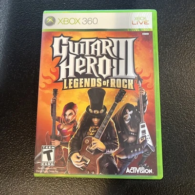 Guitar Hero III: Legends of Rock (Microsoft Xbox 360, 2007) - Image 1 of 4