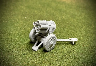 Artillería alemana Nebelwerfer - 28 mm como Warlord Bolt juego de guerra acción guerra Foto 1 de 2