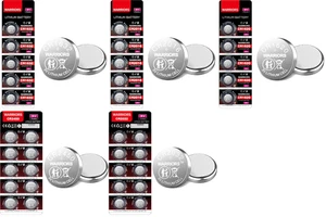 Batteries Lithium CR1620,CR1632,CR2016,CR2032,CR2450 Coin Cell Button 3v Lithium - Picture 1 of 13