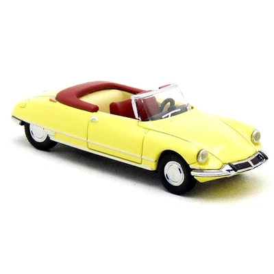 CITROEN DS CABRIO 1963 LIGHT YELLOW 1:87 Brekina Auto Stradali Modellino Nuovo - Immagine 1 di 3