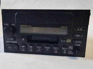 2001-2004 TOYOTA 1st Gen Tacoma Radio Stereo Tape CD Player 86120-AD030 OEM - Bild 1 von 7