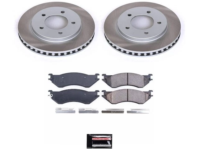 Kit de pastillas de freno delanteras y rotor para Lincoln Navigator 1998-2002 1999 2000 RZ774FN Foto 1 de 1