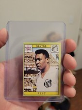 Pele Panini Calciatori 1968-69 🇧🇷 GOAT Rare Vintage Card Santos Brazil