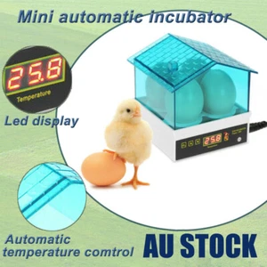 4 Egg Incubator mini Fully Automatic Digital LED Turning Chicken Duck Poultry - Picture 1 of 8