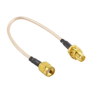 RG316 SMA Stecker auf SMA Buchse Verlängerung Koax verlustarm RF Kabel Jumper Zopf - Bild 1 von 3