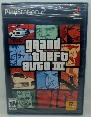 Grand Theft Auto III PlayStation, 2003) Black Label Brand New - Factory Sealed🔥 - Image 1 of 4