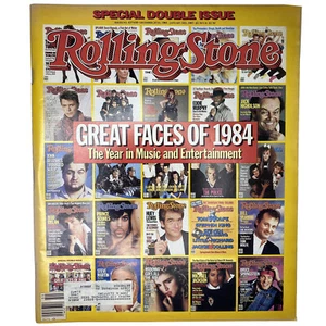 Rolling Stone rivista vintage doppio numero 1984 437 438 ottime facce di - Foto 1 di 2