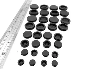 Sheet Metal Panel Hole Plug Rubber Grommet For 1/16 Thick Pick From 7 Hole Sizes - Picture 1 of 12