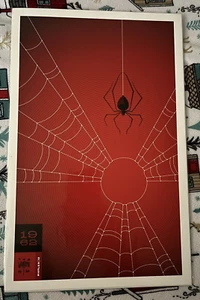 Firmado Tom Whalen 1962 impresión de araña Marvel Spider-Man cómic póster impresión artística LE - Imagen 1 de 1