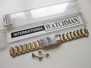 International Watchman stainless steel 19 MM bicolor watch bracelet - Picture 1 of 6