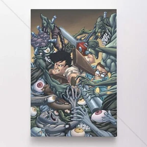 Army of Darkness Poster Canvas Evil Dead Ash Movie Art Print #043 - Picture 1 of 4