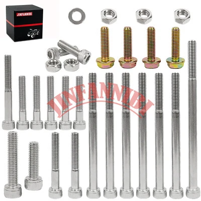 29pcs Stainless Steel Maintenance Engine Bolt Screws Kit for Honda XR80 XR80R - Image 1 of 4