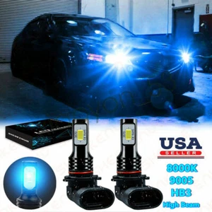 Kit de bombillas de faros LED 9005 para Acura CL RL TL CSX TSX MDX High Beam 8000K azul - Imagen 1 de 12
