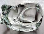 Lead Crystal Curled Cat Votive Tea Light Candle Holder Indiana Glass Made in USA