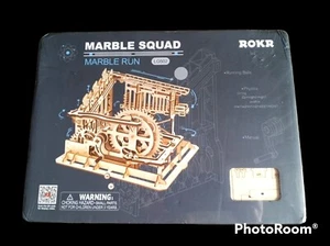 ROKR Robotime Marble Squad Marble Run LG502 Puzzle in legno - sigillato in fabbrica! - Foto 1 di 2