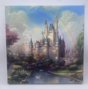 Thomas Kinkade 14x14" A New Day at Cinderella's Castle - Bild 1 von 9