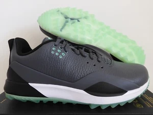 NIKE JORDAN ADG 3 "GOLF CLEATS" DARK GREY-GREEN GLOW-BLACK SZ 9 [CW7242-002] - Picture 1 of 5
