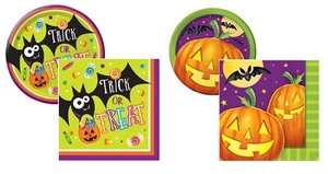 Creative Converting Party Creations Matching Halloween Paper Plates and Napkins - Picture 1 of 7