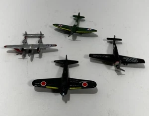Vintage Micro 2.5”-3” Machines Airplane LOT of 4 P-38 Lighting And More - Picture 1 of 12