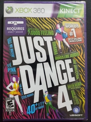 Just Dance 4 (Microsoft Xbox 360, 2012) Kinect Required Game NEW SEALED - Image 1 of 2