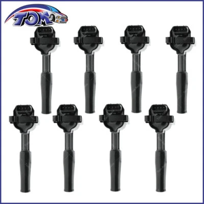 New Set Of 8 Ignition Coils For Jaguar XJ8 XJR XKR XK8 4.0L V8 96-03 UF415 - Image 1 of 4
