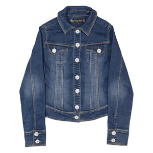 ALICIA JEANS Girls Denim Jacket Blue L - Picture 1 of 6