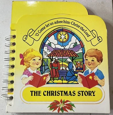 Scarce Gorgeous Children’s Christmas Bible Story Book 1990 Bethlehem 3-D Effect - Image 1 of 4