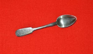 GRAN CUCHARADITA DE PLATA IMPERIAL RUSA 84 ANTIGUA - Imagen 1 de 4