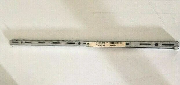 2 Guide guida da parete acciaio 1 via x scaffalature cremagliere 50 cm alluminio - Immagine 1 di 4