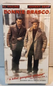 Donnie Brasco (VHS, 1997, Closed Captioned) Brand New Sealed 1st Print Watermark - Picture 1 of 6