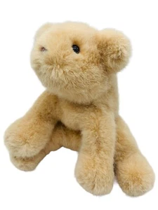 Difícil de Encontrar Oso de Peluche Gund Adorable Beige 1986 Suave Abrazable Peluche 12" Corea - Imagen 1 de 13