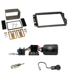 Doppel-DIN Radio Blende+China Lenkradinterface für Chevrolet Aveo Captiva ab2006 - Picture 1 of 2