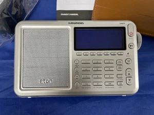 Eton Executive Satelitt Radio silber mit UKW RDS AM LW SW AIR SSB gut funktioniert - Bild 1 von 13